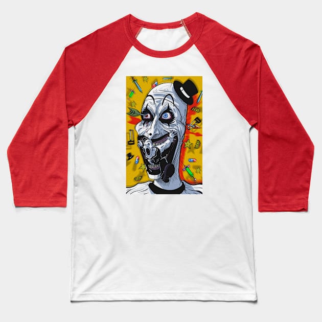 Clown art of art the clown for clowns and those who like clowns Baseball T-Shirt by ThatJokerGuy